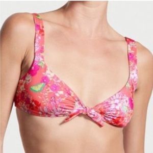 Victoria’s Secret Tie-Front Bralette Bikini Top